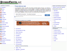 Tablet Screenshot of prensaescrita.net